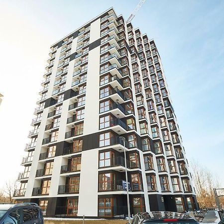 Modern Apartment In Warschau Buitenkant foto