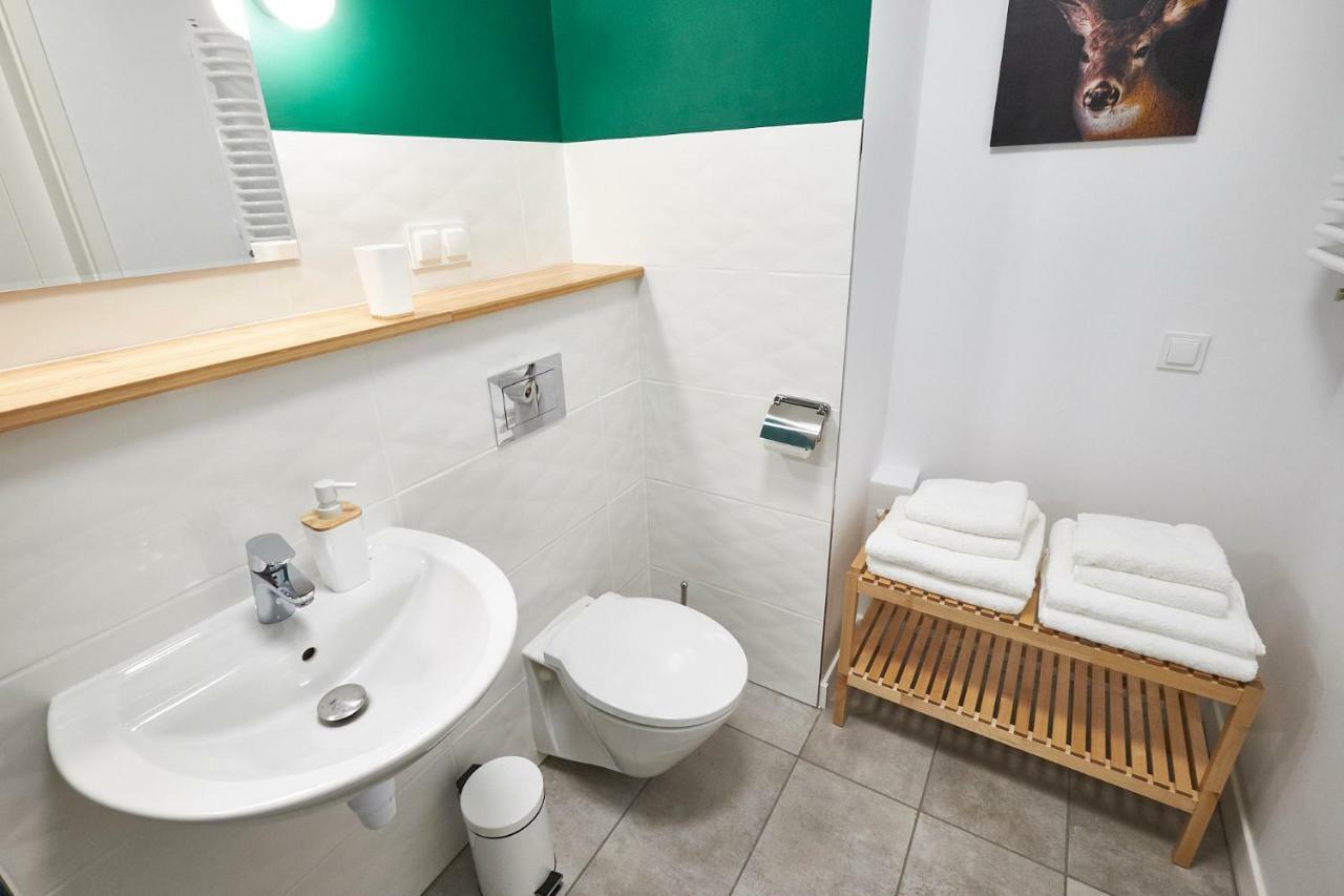 Modern Apartment In Warschau Buitenkant foto