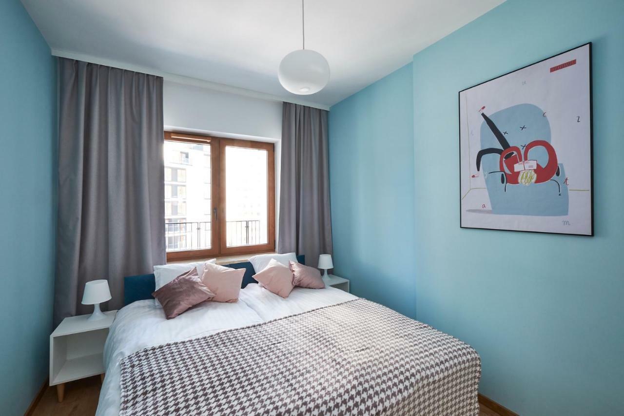 Modern Apartment In Warschau Buitenkant foto