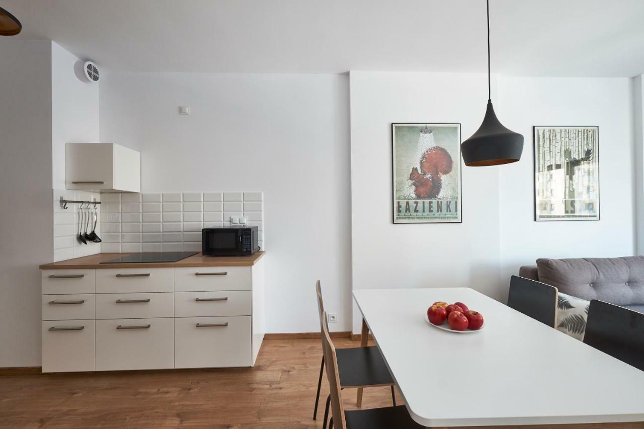 Modern Apartment In Warschau Buitenkant foto