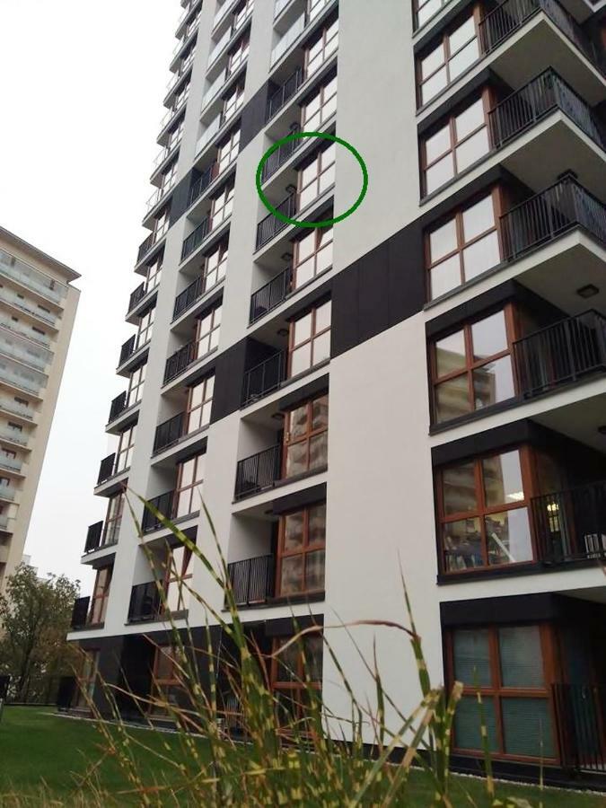 Modern Apartment In Warschau Buitenkant foto